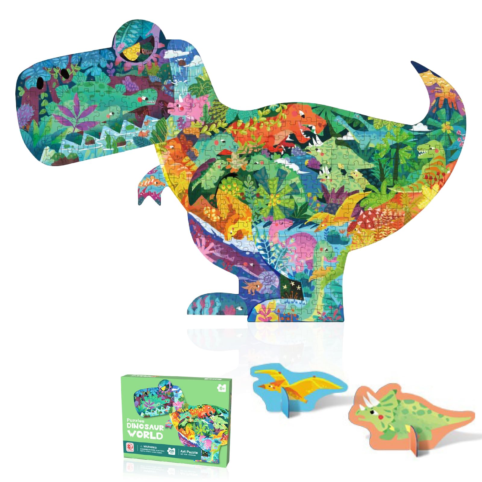 Amazon | Wonderfall パズル 恐竜 子供 動物 300ピース 500ピース